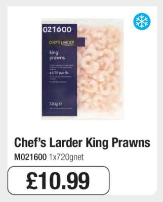 Chef’s Larder King Prawns