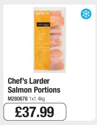 Chef's Larder Salmon Portions