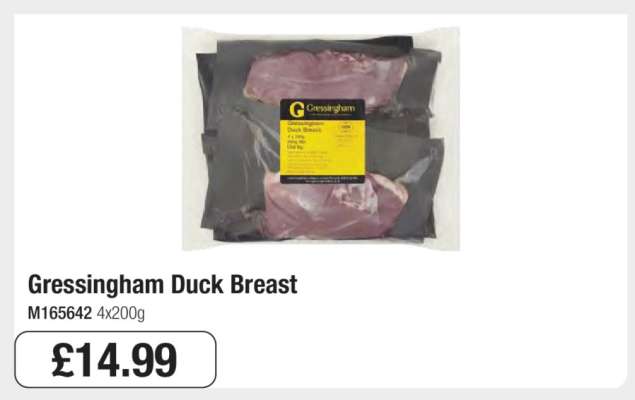 Gressingham Duck Breast