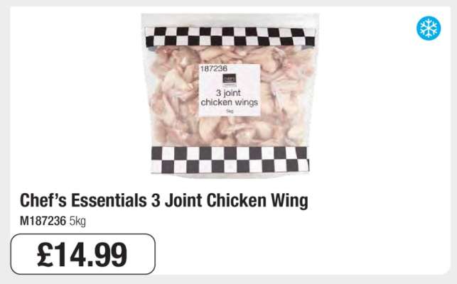 Chef’s Essentials 3 Joint Chicken Wing