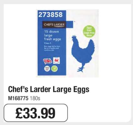 Chef’s Larder Large Eggs