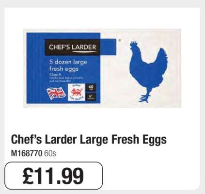 Chef’s Larder Large Fresh Eggs