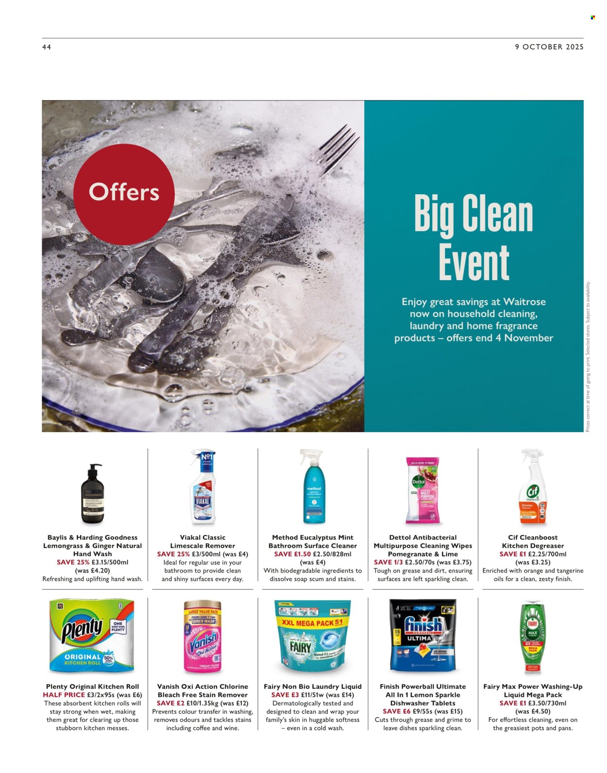 Waitrose offer. Page 44