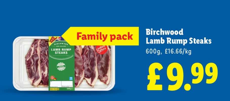 Birchwood Lamb Rump Steaks