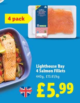 Lighthouse Bay 4 Salmon Fillets
