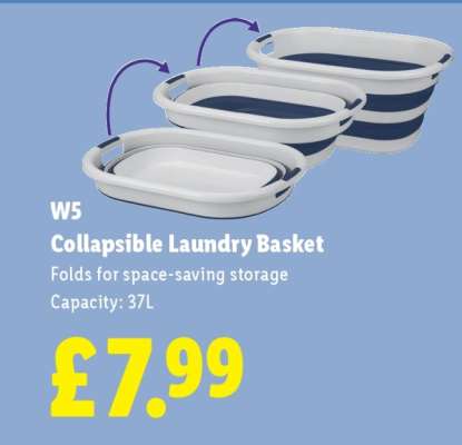 W5 Collapsible Laundry Basket