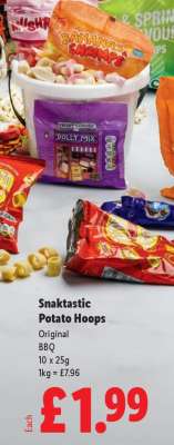 Snaktastic Potato Hoops