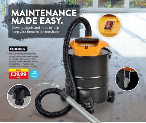 FERREX Ash & Dirt Vacuum Cleaner