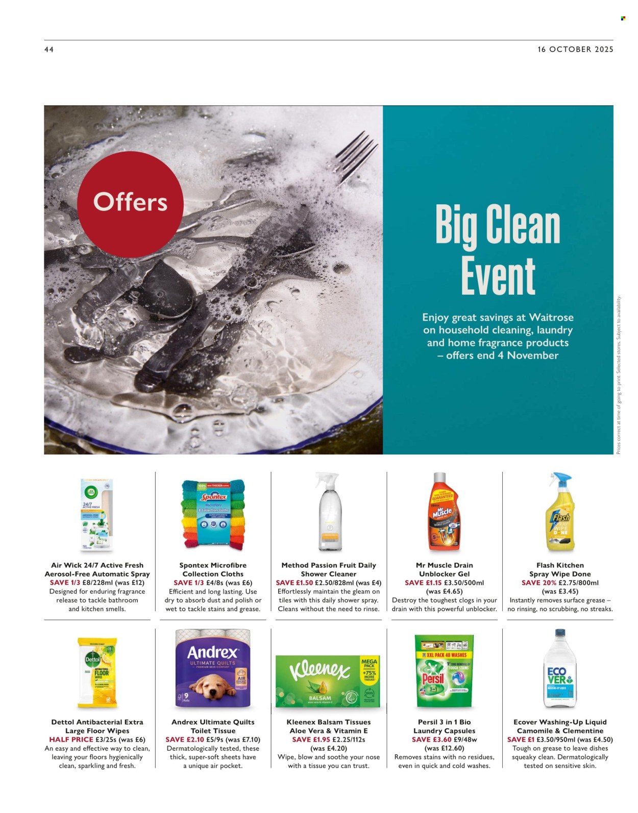 Waitrose offer. Page 44