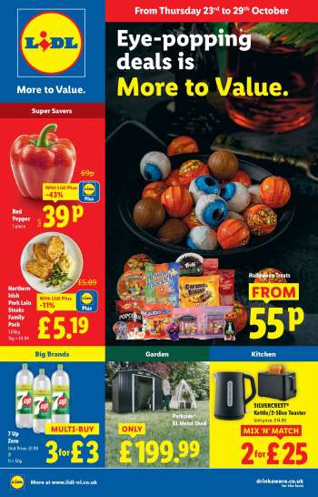 Lidl offer  - 23/10/2025 - 29/10/2025.