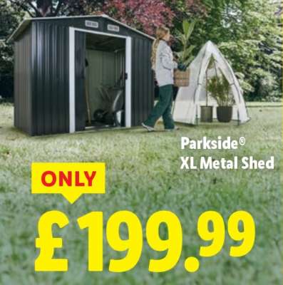 Parkside XL Metal Shed