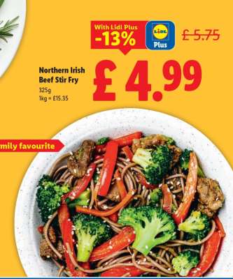 Northern Irish Beef Stir Fry
