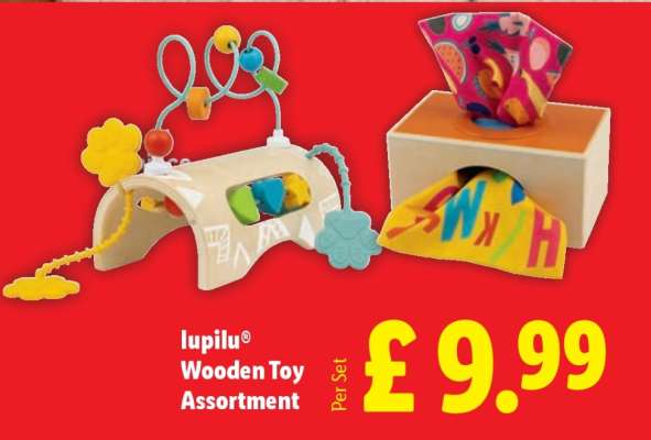 lupilu Wooden Toy Assortment