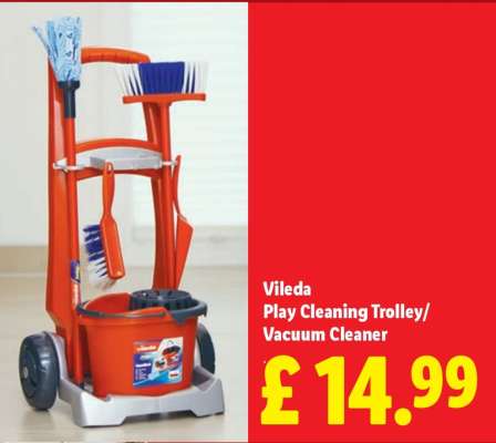 Vileda Play Cleaning Trolley/Vacuum Cleaner