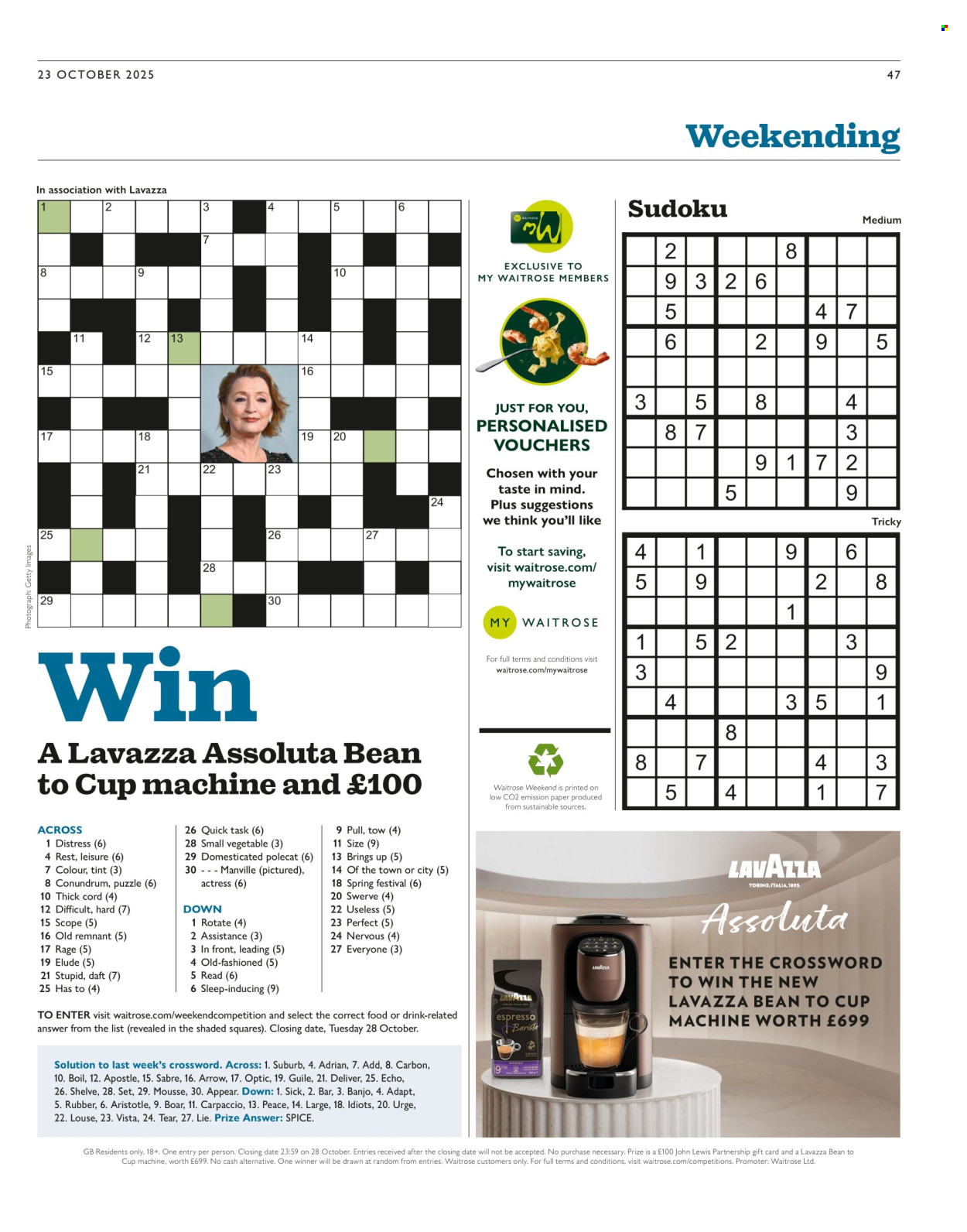 Waitrose offer. Page 47