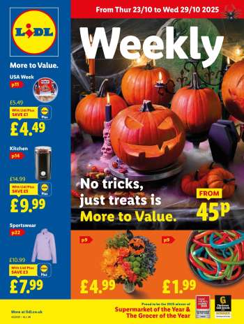 Lidl offer  - 23/10/2025 - 29/10/2025.