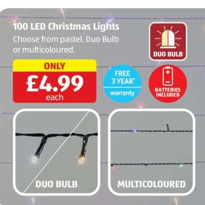 100 LED Christmas Lights
