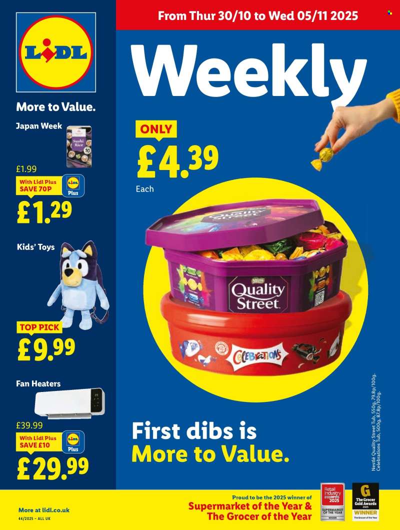 Lidl offer  - 30/10/2025 - 05/11/2025.