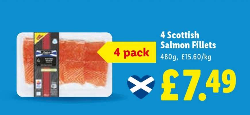 4 Scottish Salmon Fillets