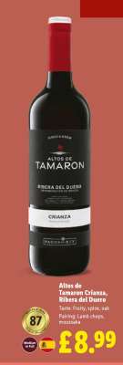 Altos de Tamaron Crianza, Ribera del Duero
