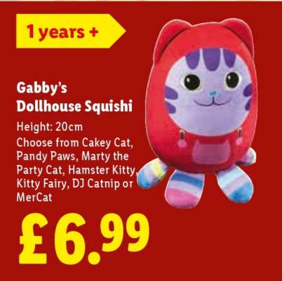 Gabby's Dollhouse Squishi
