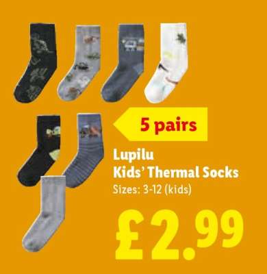 Lupilu Kids’ Thermal Socks