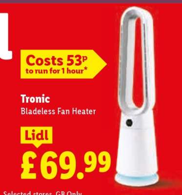 Tronic Bladeless Fan Heater