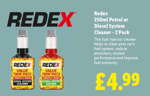 Redex 250ml Petrol or Diesel System Cleaner - 2 Pack