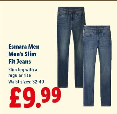 Esmara Men Men's Slim Fit Jeans