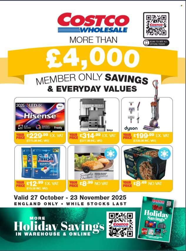Costco offer  - 27/10/2025 - 23/11/2025.