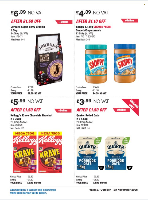 Costco offer - 27/10/2025 - 23/11/2025. Page 11