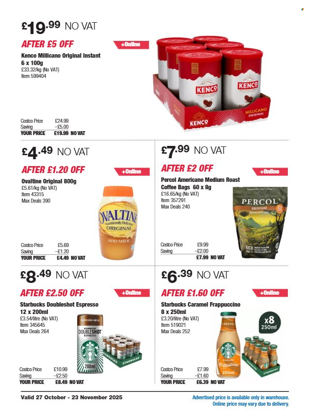 Costco offer - 27/10/2025 - 23/11/2025. Page 12