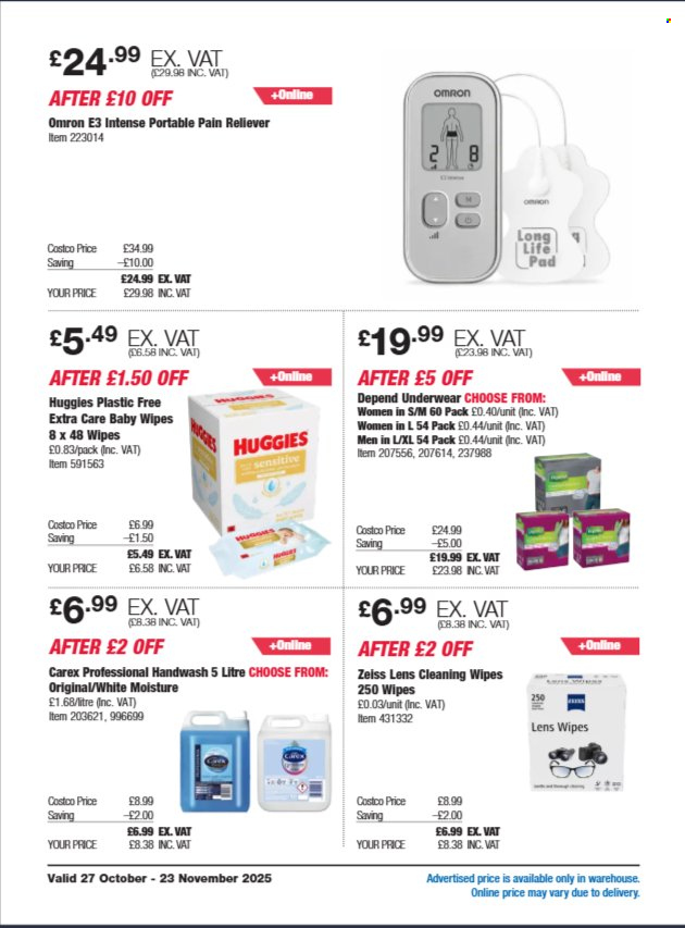 Costco offer - 27/10/2025 - 23/11/2025. Page 18