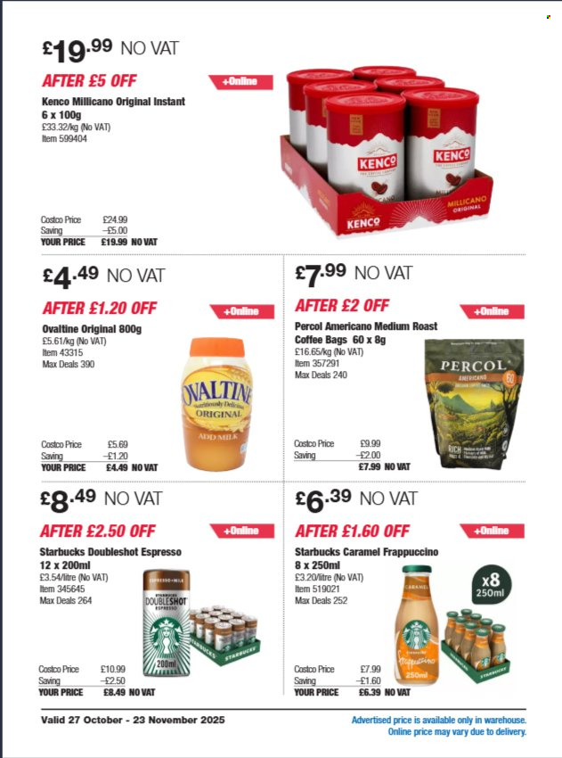 Costco offer - 27/10/2025 - 23/11/2025. Page 12