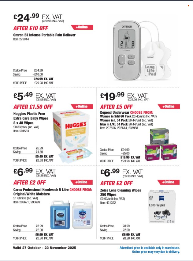 Costco offer - 27/10/2025 - 23/11/2025. Page 18