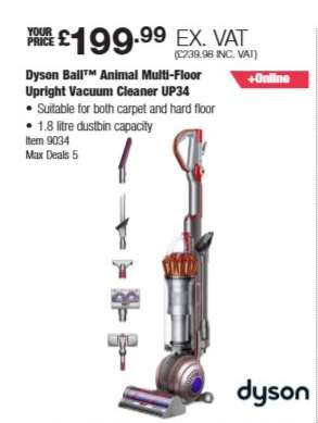 Dyson Ball Animal Multi-Floor Upright Vacuum Cleaner UP34