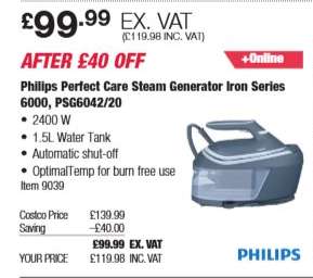Philips Perfect Care Steam Generator Iron Series 6000 PSG6042/20