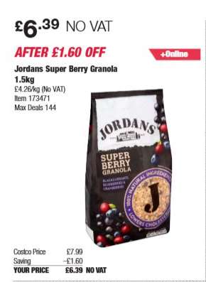 Jordans Super Berry Granola