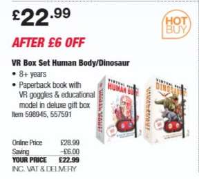 VR Box Set Human Body/Dinosaur
