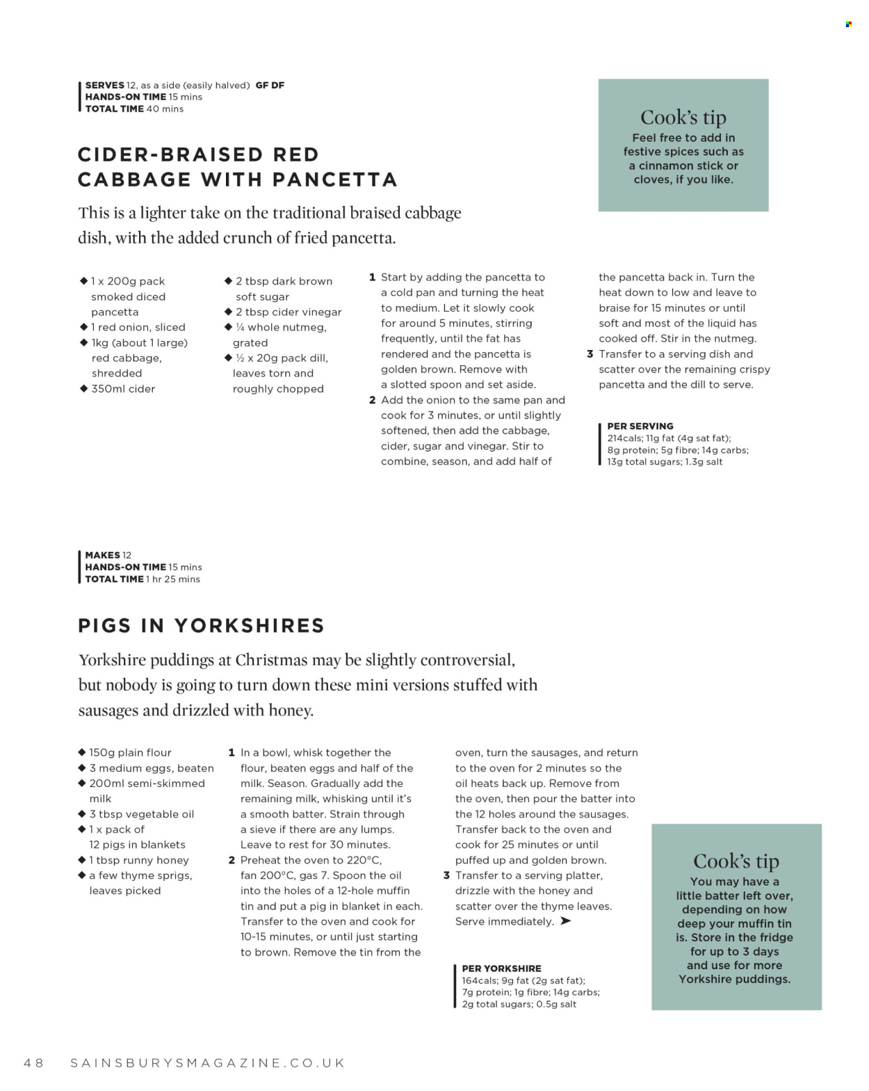 Sainsbury's offer - 01/11/2025 - 30/11/2025. Page 48