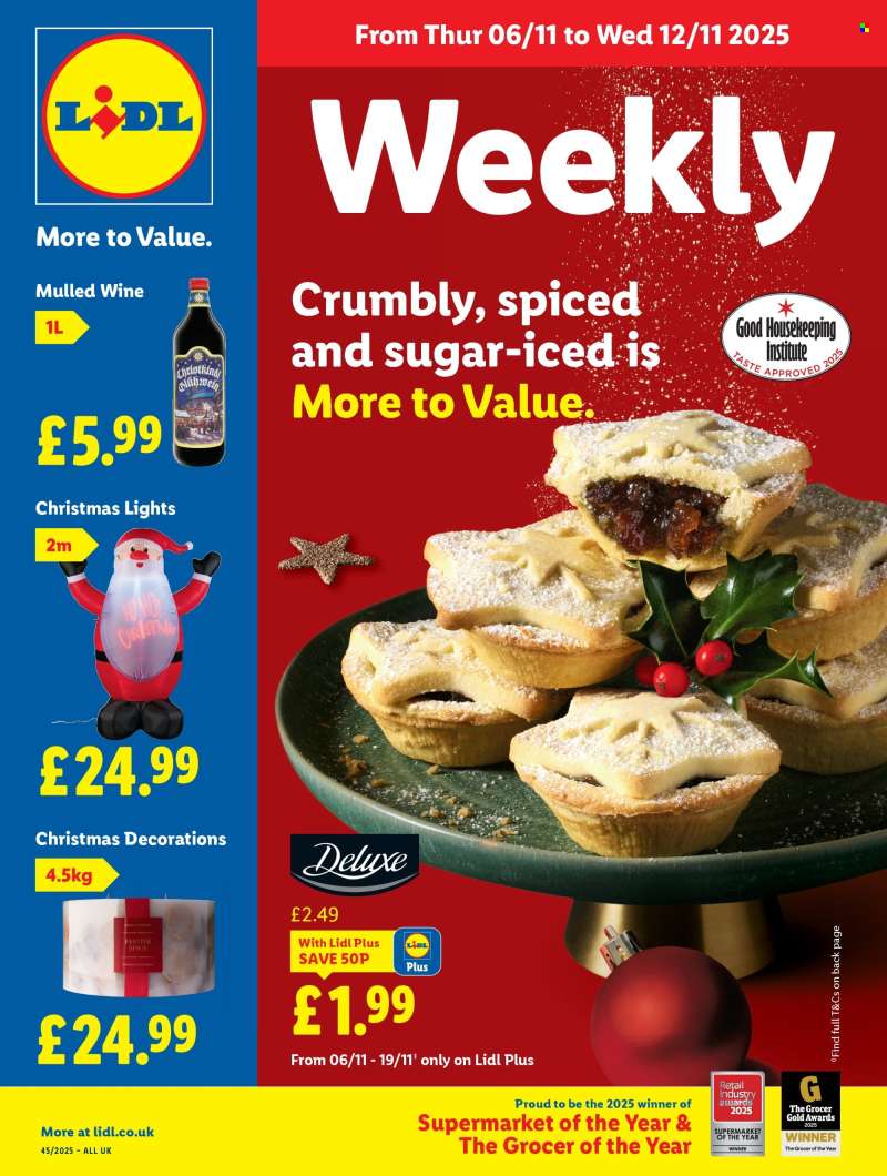 Lidl offer  - 06/11/2025 - 12/11/2025.