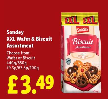 Sondey XXL Wafer & Biscuit Assortment