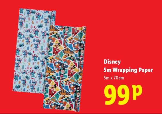 Disney 5m Wrapping Paper