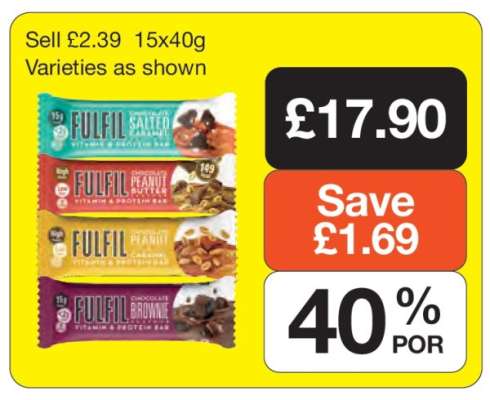 Fulfil Vitamin & Protein Bars