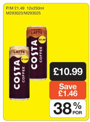 Costa Coffee Latte