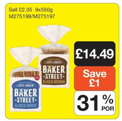 Baker Street Sliced Bread