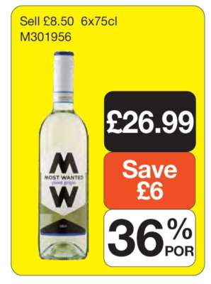 Most Wanted Pinot Grigio