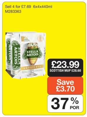 STELLA ARTOIS UNFILTERED