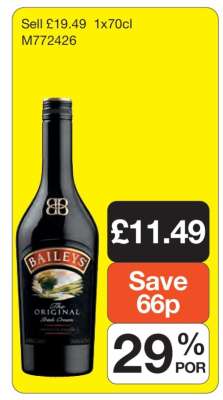 Baileys The Original Irish Cream