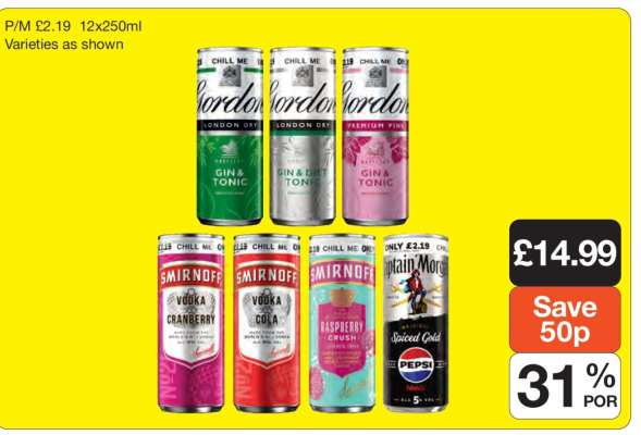 Mixed Alcoholic Cans